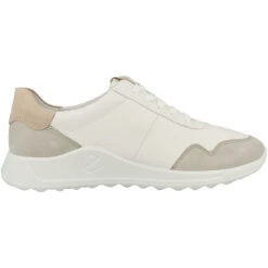 ECCO Flexure Runner Schnürschuhe Damen Klassische Halbschuhe - Weiß -Ecco Geschäft 29018391 03